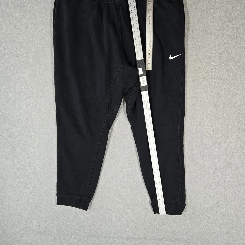 Nike Men Activewear Pants XXL Black Sweatpants Fleece 826431-010 Logo 25
